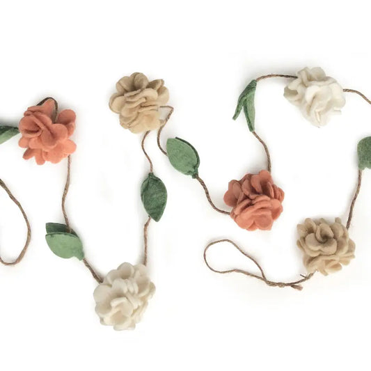 Felt Flower Garland